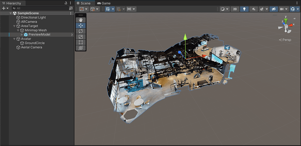 From in game camera to frame position on a minimap - Scripting