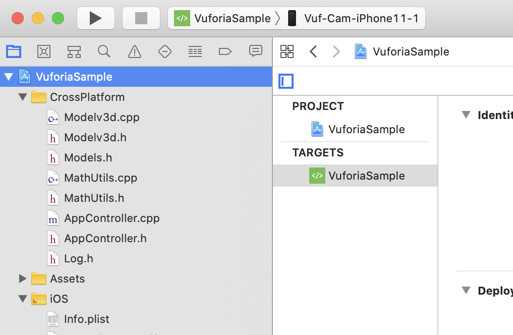 Getting Started With Vuforia Engine For IOS Development | Vuforia Library