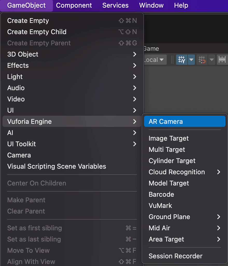 Getting Started with Vuforia Engine in Unity | Vuforia Library